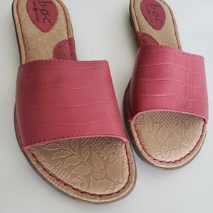 BOC Born Concept Casual Slide Women's Red Size 10 Sandals NWOT